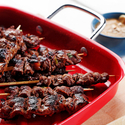 Beef Satay with Peanut Sauce